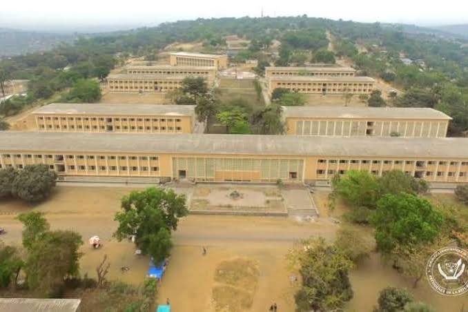 Vue aérienne du campus de l'Université de Kinshasa